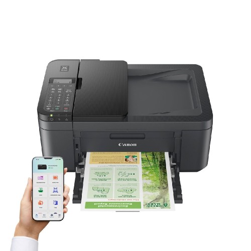 ΠΟΛΥΜΗΧΑΝΗΜΑ INKJET CANON PIXMA TR4755I (5074C036) BLACK WI-FI/ADF/FAX